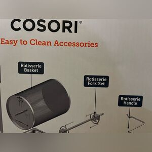 Rotisserie Basket For Cosori Air Fryer 13-Qt Replacement Accessory CAF-R121-SUS